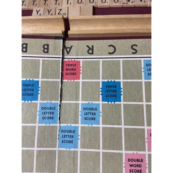 1976 SELCHOW & RIGHTER "SCRABBLE" Crossword Board Game - Picture 5 of 11